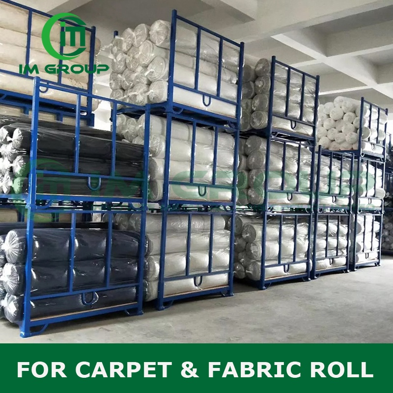 Wholesale 1200kg Carrying Capacity Foldable Metal Storage Stackable Steel Textile Stillage