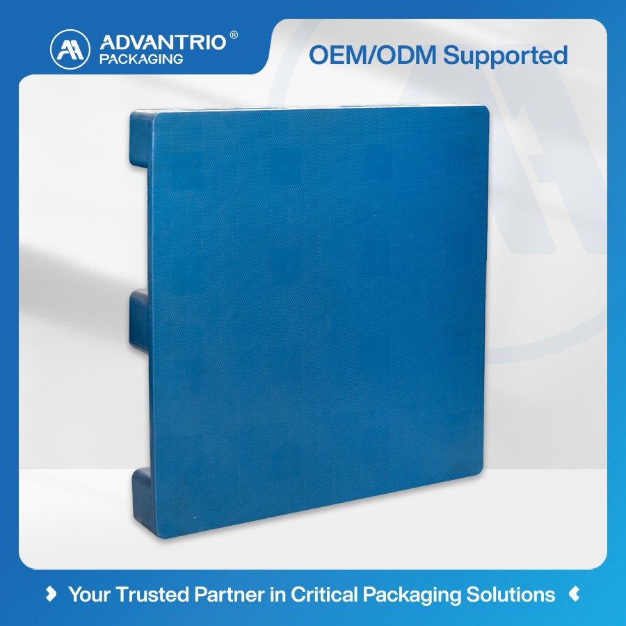 Plastic Storage Pallet Collapsible Feature Reducing Return Freight Volume Logistics Turnover Plastic Pallet Box