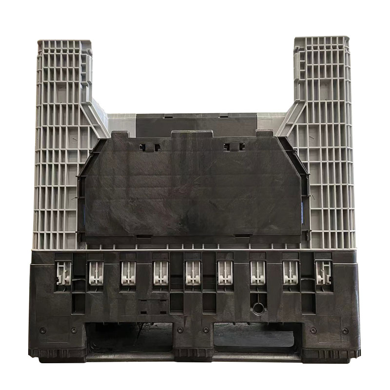 Versatile Collapsible Plastic Bulk Storage Container for Easy Transport