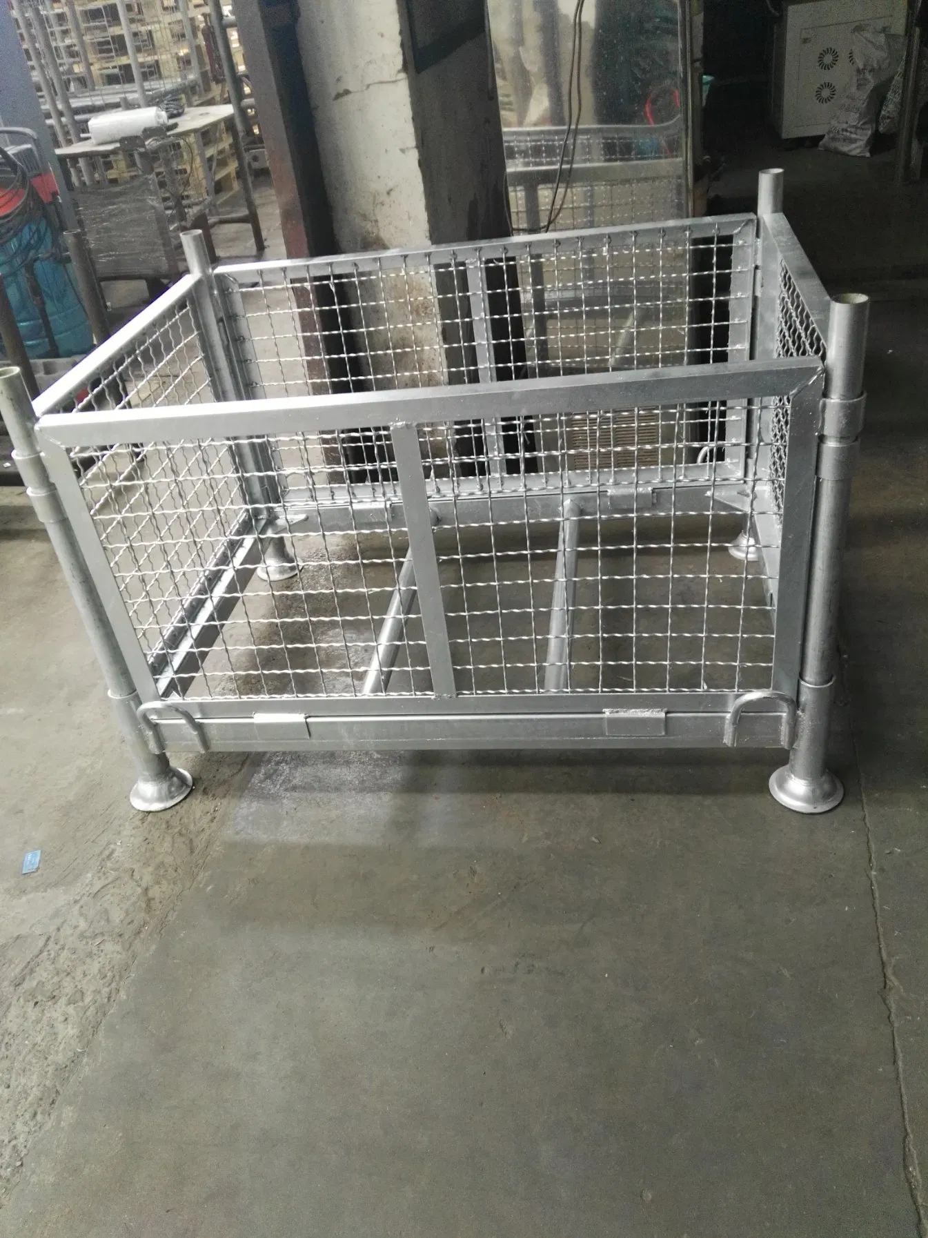 Hot DIP Galvanized Q235 Steel Pallet Scaffolding Rack Storage Stillages