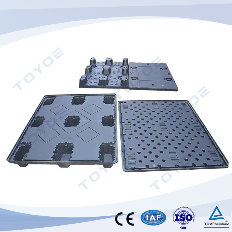 Convenient Loading Collapsible Durable Industrial Bulk Moisture-Proof Versatile Stackable Polypropylene Folding Storage Containers for Laptops