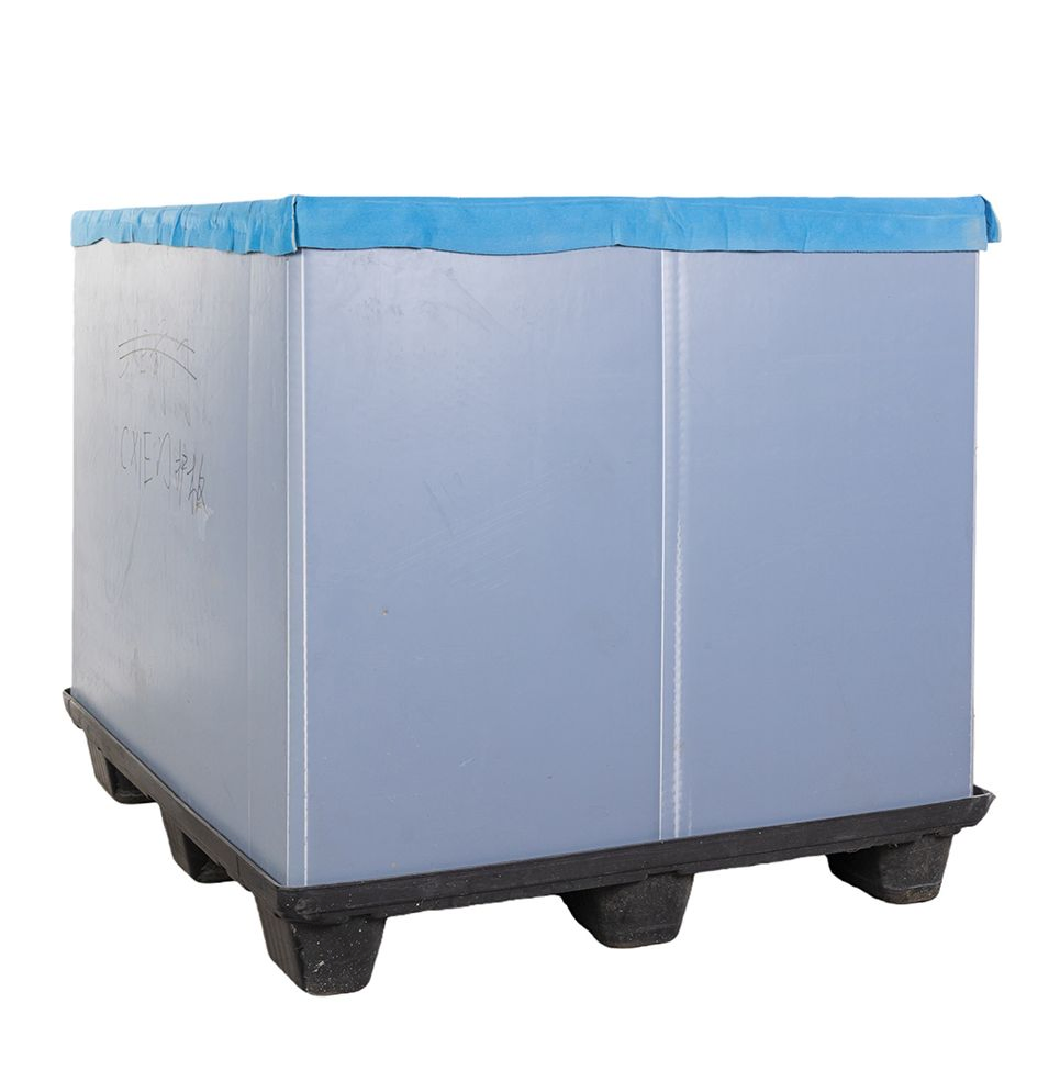 Factory Price High-Strength Corrugated Plastic Big Volume Storage Bin for Warehousing