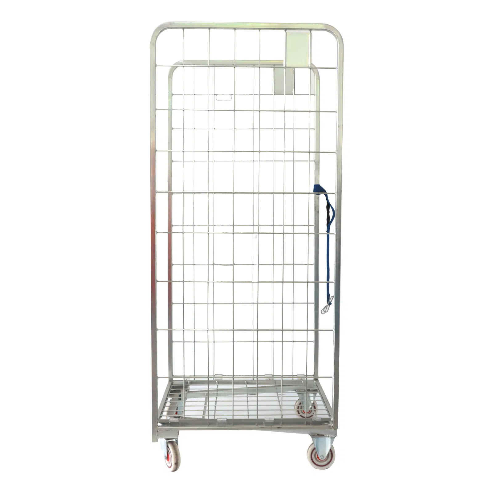 Logistics Roll Cage Trolley with Zinced Finish and Massive Capacity