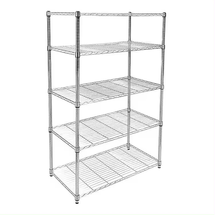 Heavy-Duty Wire Shelving Unit for 250kg Industrial Warehouse Storage Solutions