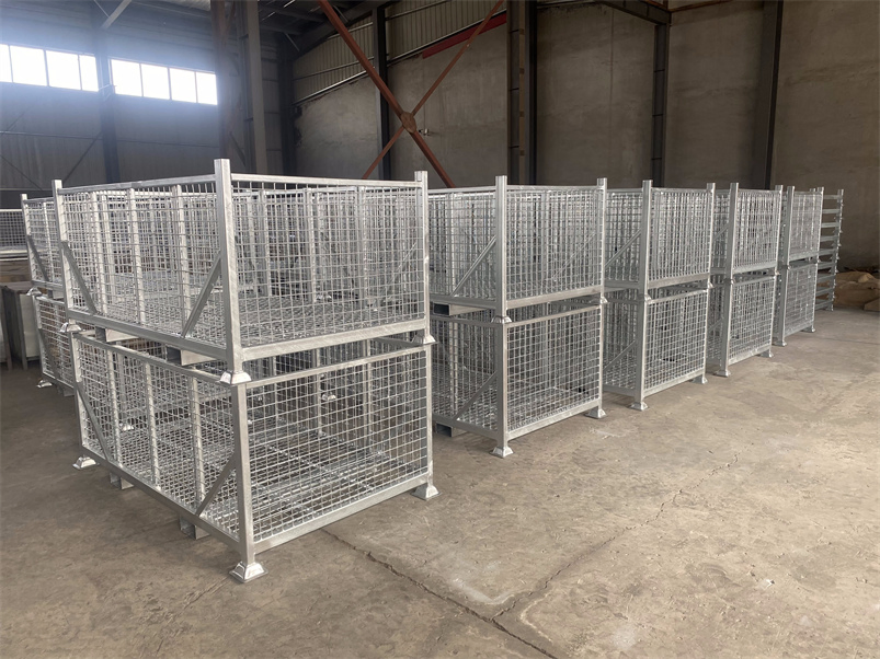 Warehouse Storage Stacking Metal Steel Truck Tyre Stillages for Sale
