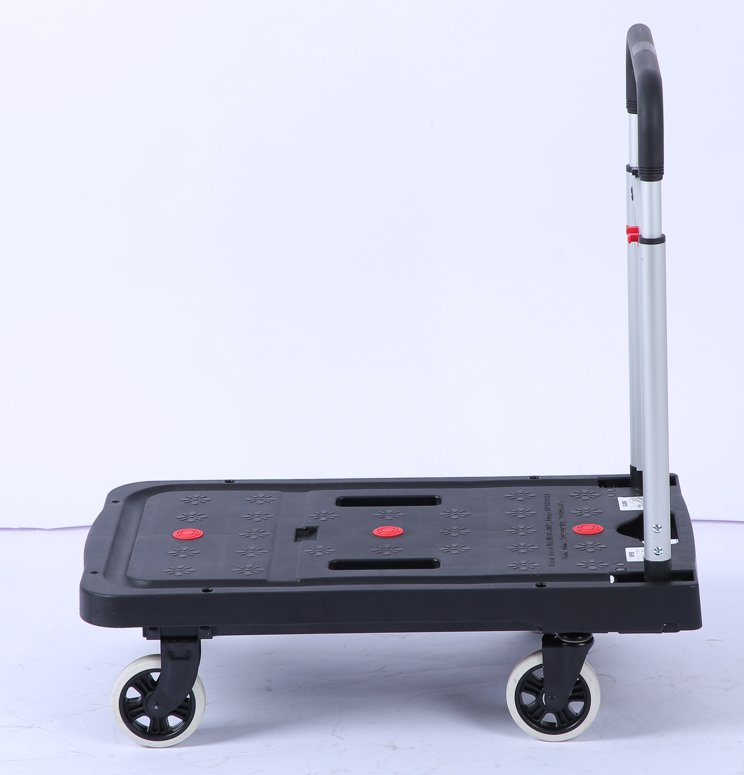 Aluminum Folding Platform Trolley Lightweight Yet Sturdy for Logistics and Retail