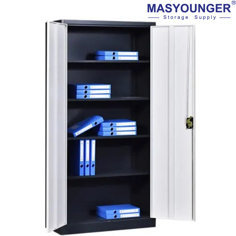 Office Furniture Metal Filing Cabinet File Storage Cupboard with 2 Door