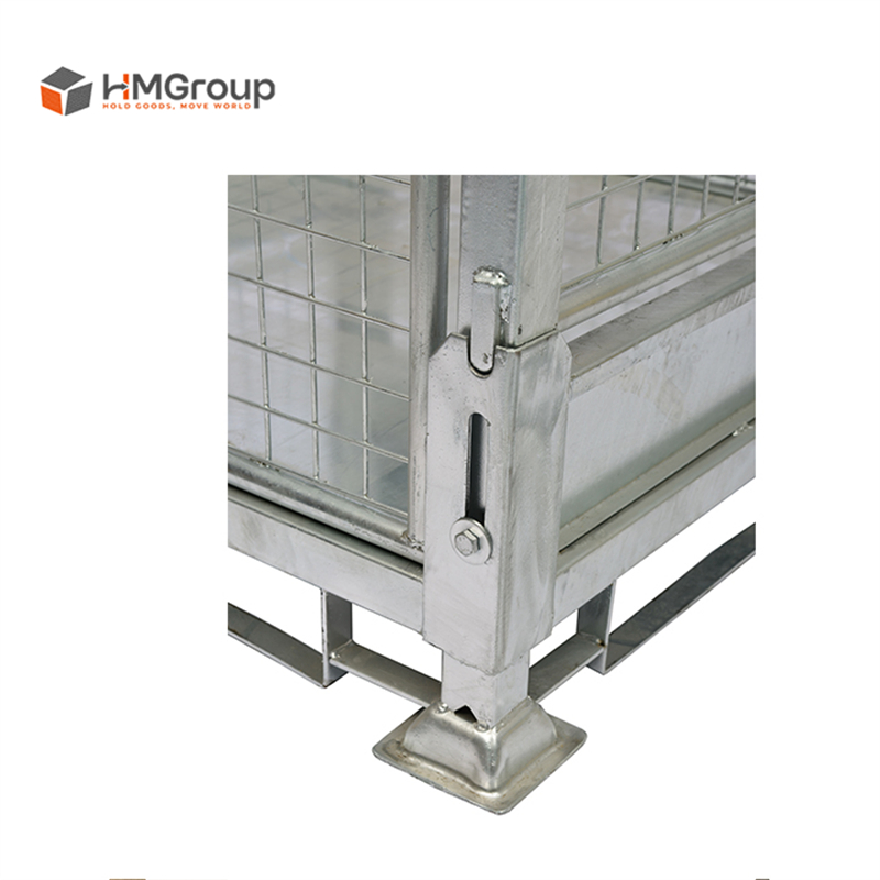 Heavy Duty Industrial Rigid Folding Metal Steel Wire Mesh Stillage