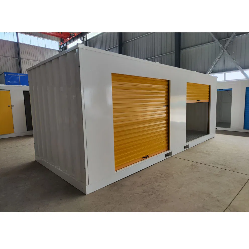 Two Rolling Doors Partition Demountable Fast Assemble Portable Storage Container Self Storage