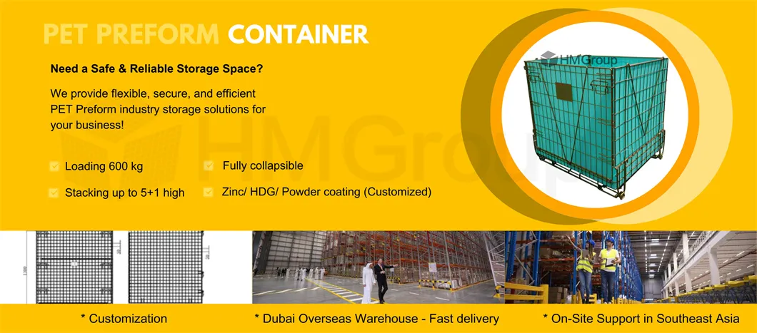 Wire Mesh Container for Pet Preform