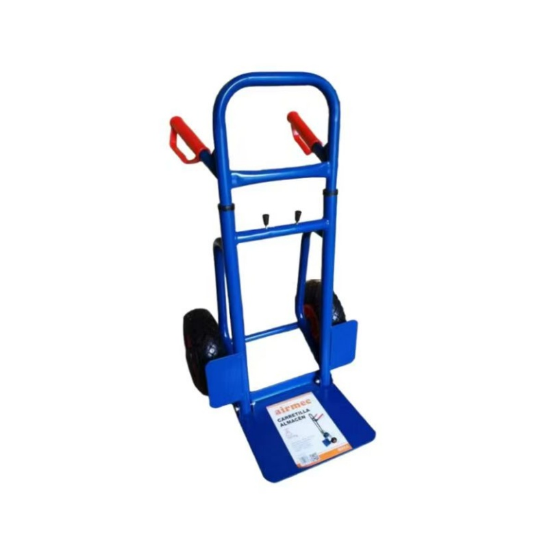Cheapest 150kgs Steel Hand Trolley Lightweight Telescoping Handle Hand Trolley Foldable Hand Trolley Sack Truck Dolly for Warehouse Logistics Use