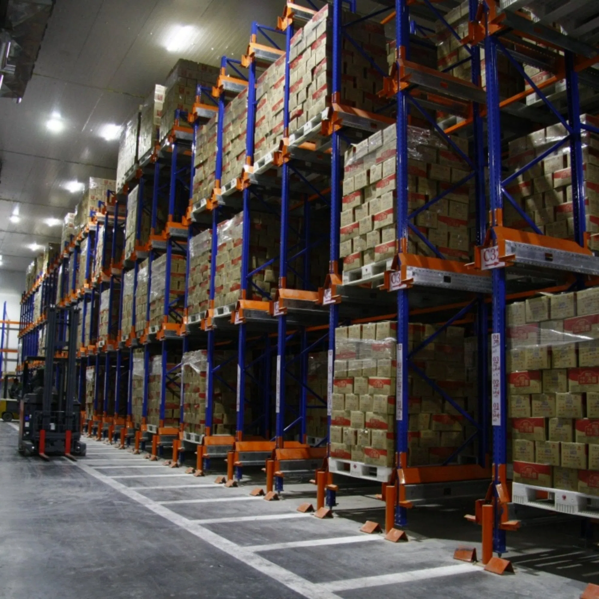 Powder Coated Steel Q235B Mobile Rust-Proof Shuttle Rack for Warehouse Storage Made in China