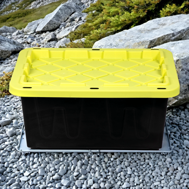 Wholesale Goods 17-Gallon Thickened Lockable Plastic Storage Bins Household Items Tote Box