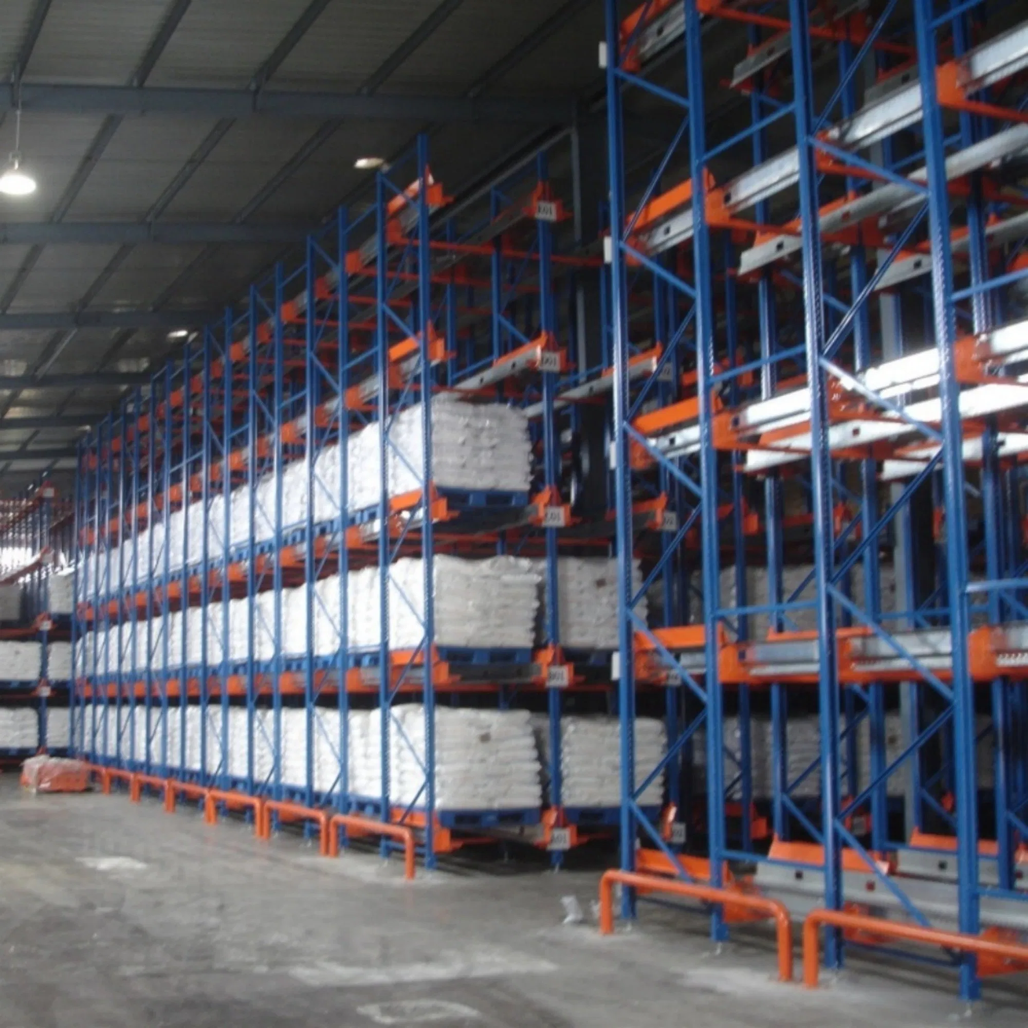 Powder Coated Steel Q235B Mobile Rust-Proof Shuttle Rack for Warehouse Storage Made in China