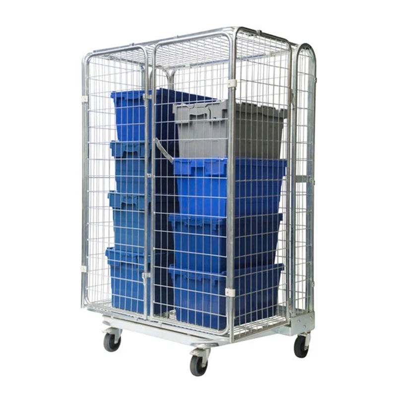 High Quality Steel Stillage with Wheels Roll Container Warehouse Heavy Duty