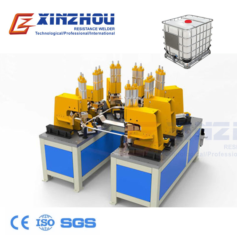 Xinzhou 1200 Liter Plastic IBC Tank Durable Foldable Intermediate Bulk Palllet Container for Water and Chemical Liquids Storage