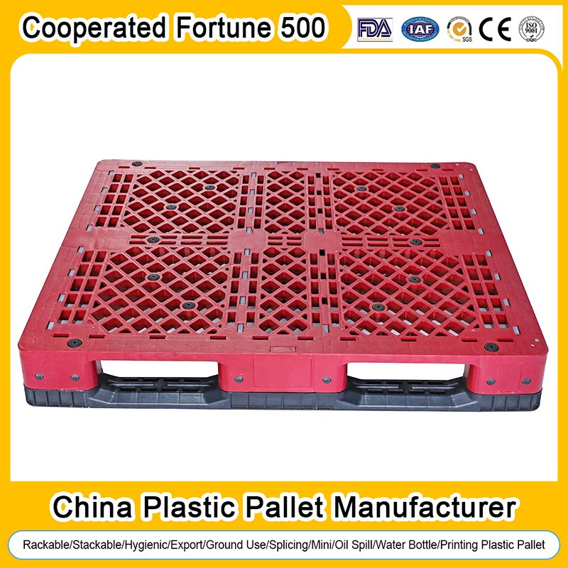 1200X800mm/1000X1200mm/1200X1000mm/1200X1100mm/1200X1200mm/1250X1000mm/1250X850mm/1280X830mm 2000X2000mm Floor Stacking Splicing Plastic Pallet for Turnover Use