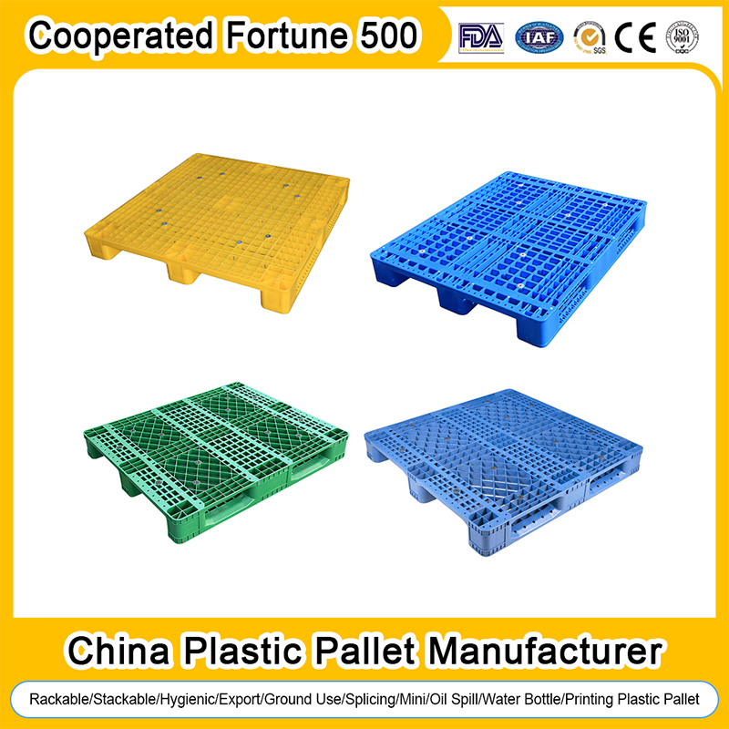 1200X800mm/1000X1200mm/1200X1000mm/1200X1100mm/1200X1200mm/1250X1000mm/1250X850mm/1280X830mm 2000X2000mm Floor Stacking Splicing Plastic Pallet for Turnover Use