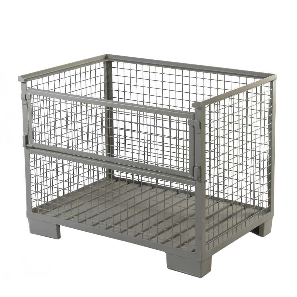Stillage Cage Cargo Storage Steel Materials Powder Coating Stackable Heavy Duty