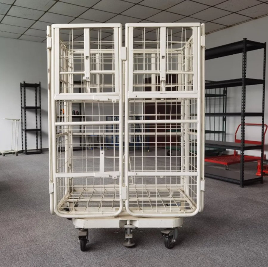 High Quality Steel Stillage with Wheels Roll Container Warehouse Heavy Duty