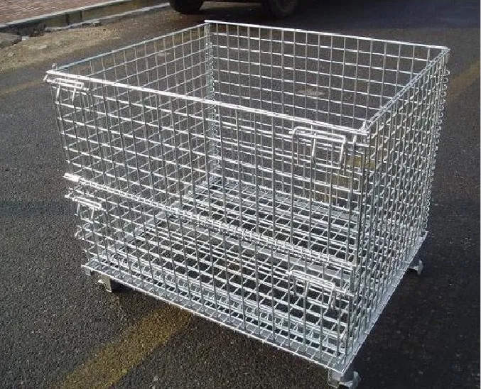 Folding Wire Mesh Storage Cage