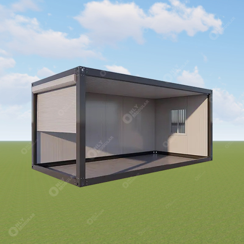 Modular Prefabricating Container with Rolling Door