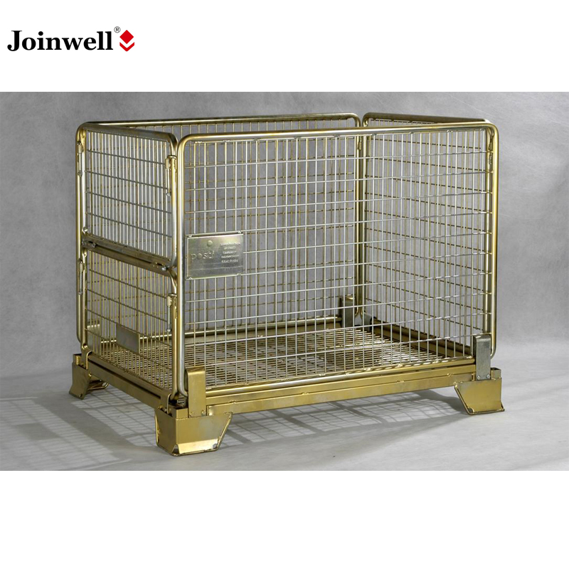 Metal Storage Stillage Wire Mesh Cage for Warehouse Transport