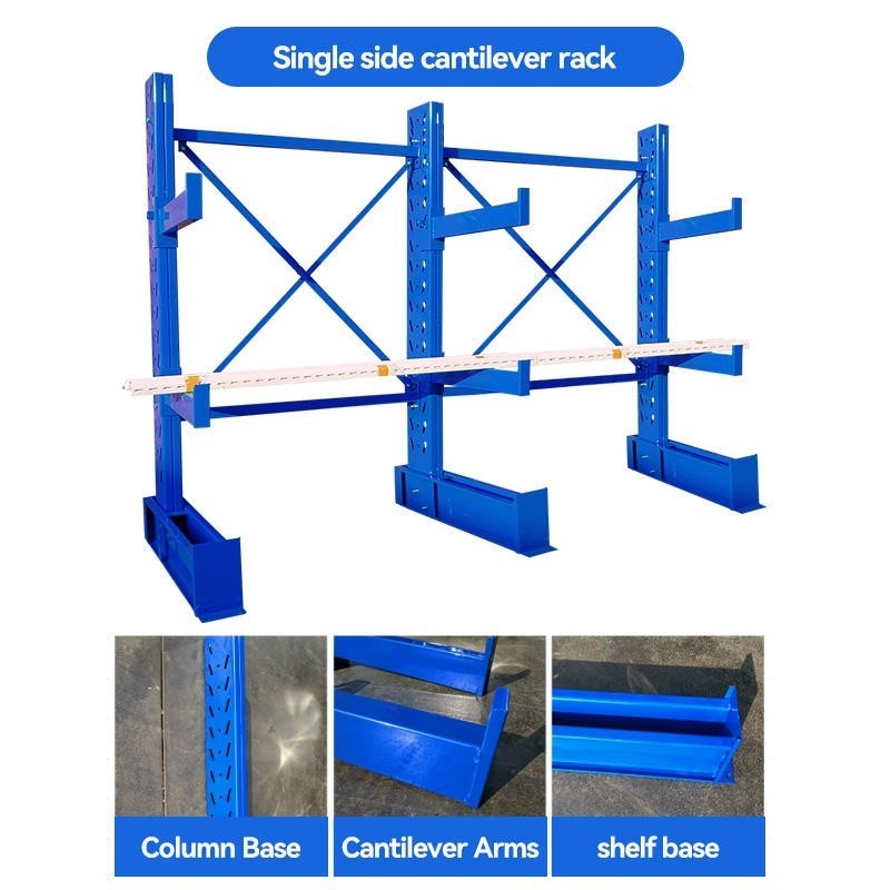 Mobile Telescopic Cantilever Rack — Automated Sheet Metal Storage System