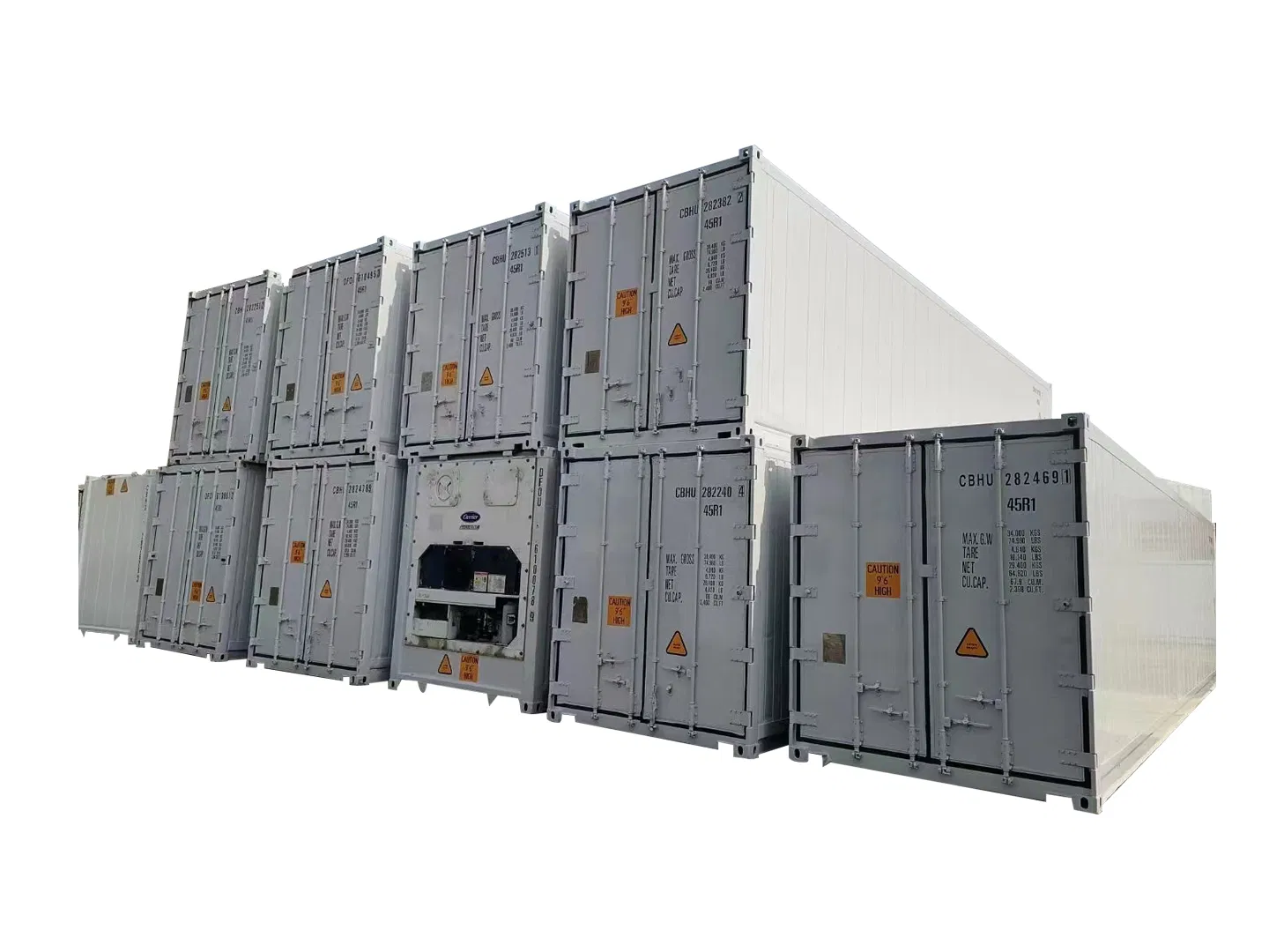 40FC Self Storage Refrigerated Shipping Container with Shuttle/Rolling Side Open Doors