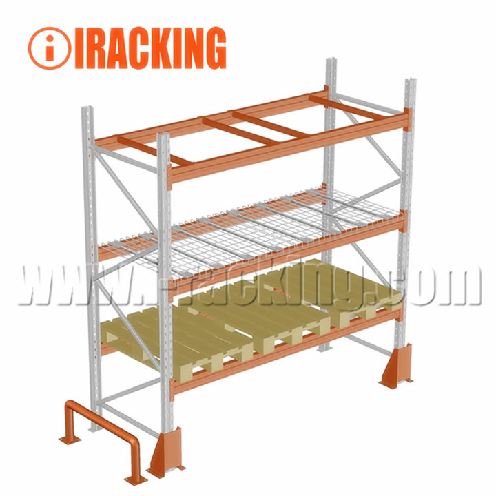 Heavy Duty Warehouse Transport Galvanized Storage Steel Metal Selective Pallet Racks