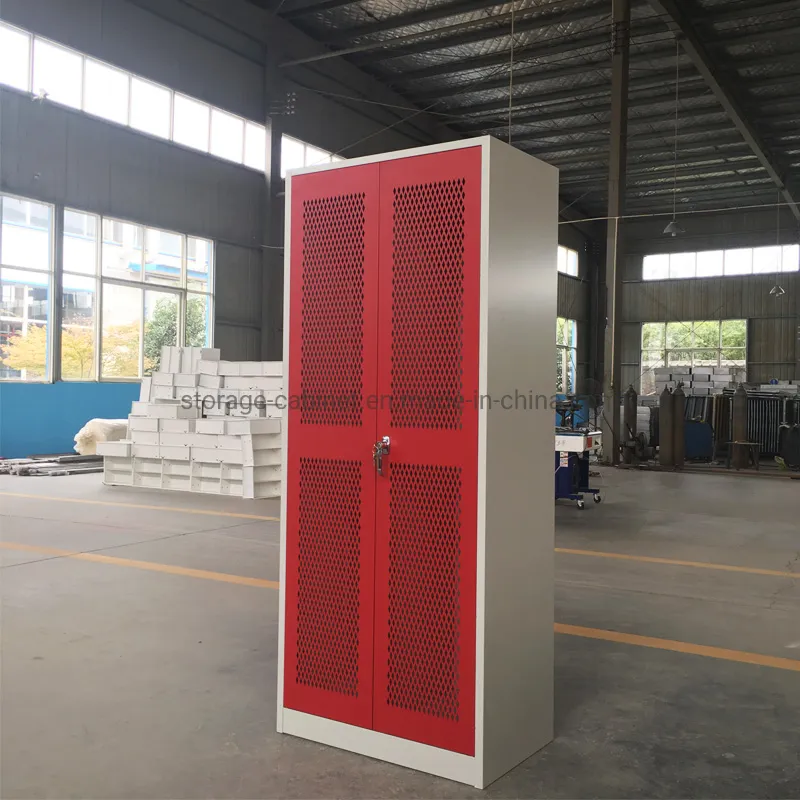 Mesh Door Metal Storage Cabinet