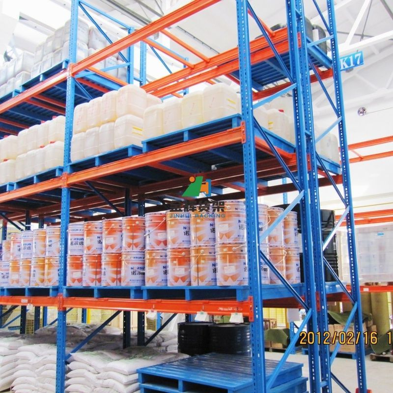 4 Tier 1000kg Industrial Heavy Duty Storage Shelves System Stacking Units Metal Rack Warehouse Steel Pallet Racking