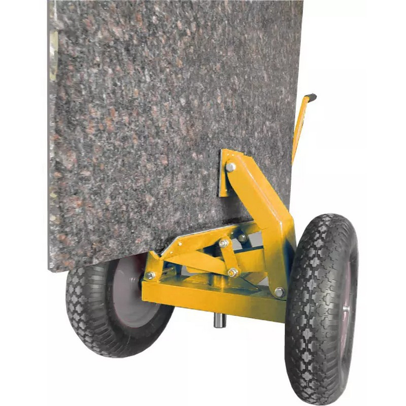 Bcmc 3 Wheels Locking Slab Freight Dolly Transport by Hand One Person Use