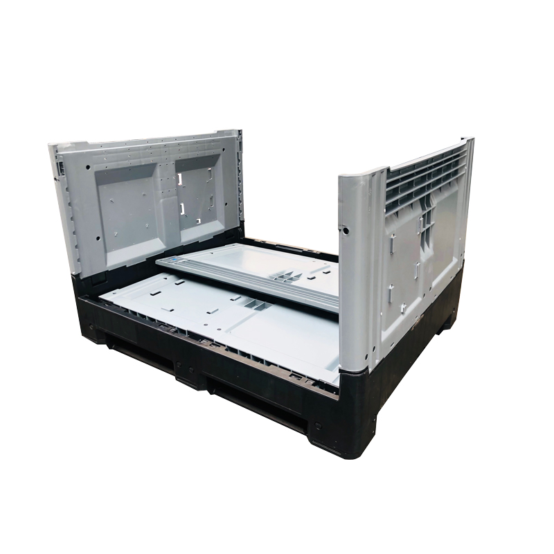 1200X1000X760mm Fruit Storage Bin Foldable Plastic Pallet Box