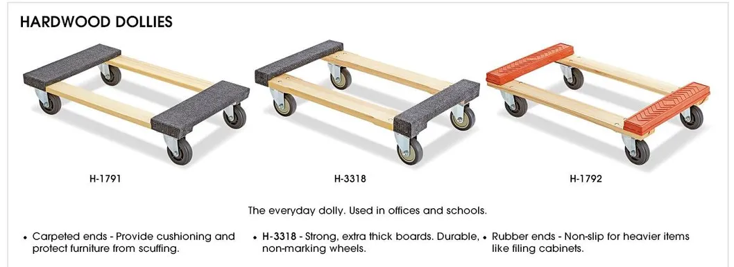 Hardwood Dolly Details