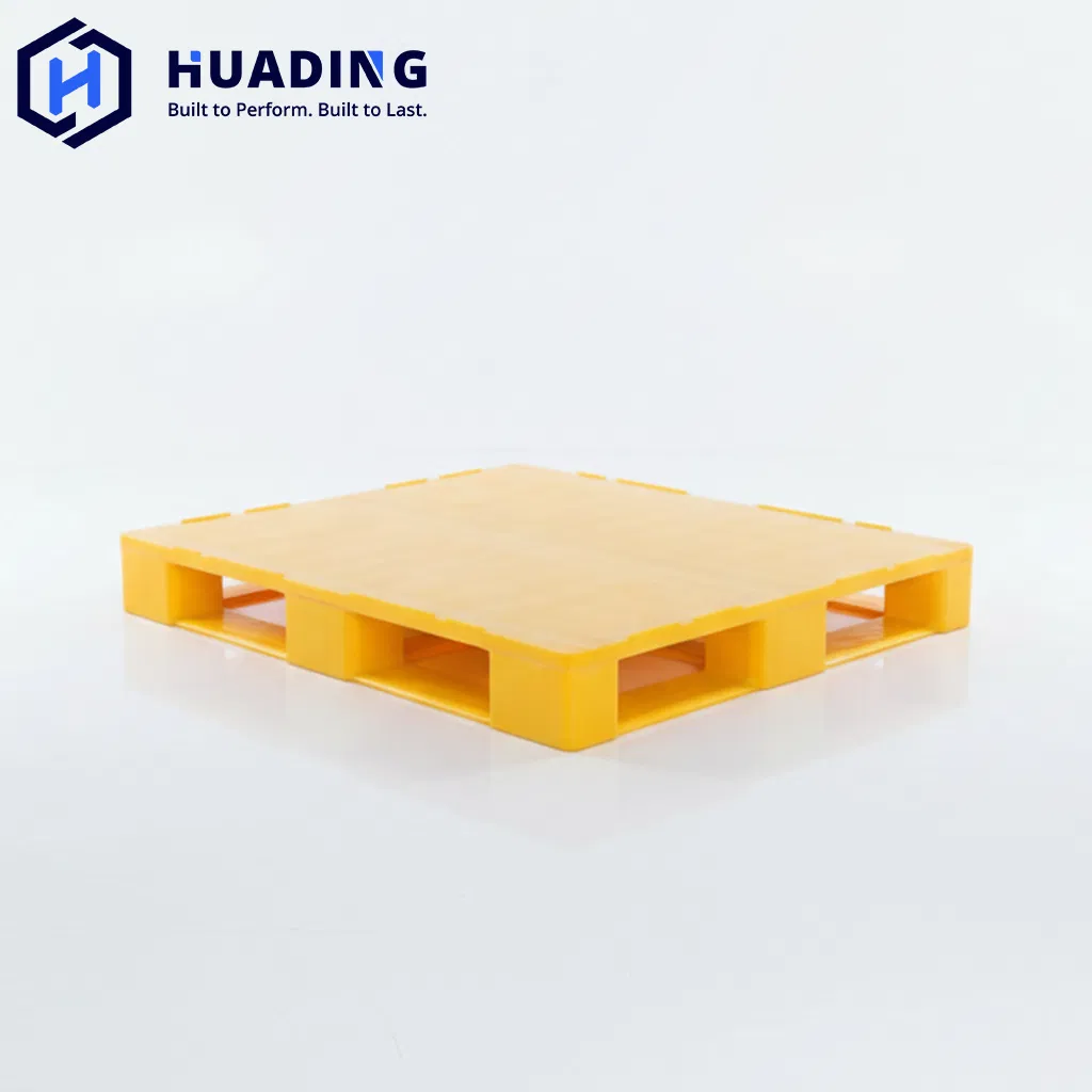 Huading Wholesale Manufacturer Single Faced Warehouse Logistics Turnover Storage Source Plastic Euro Pallet
