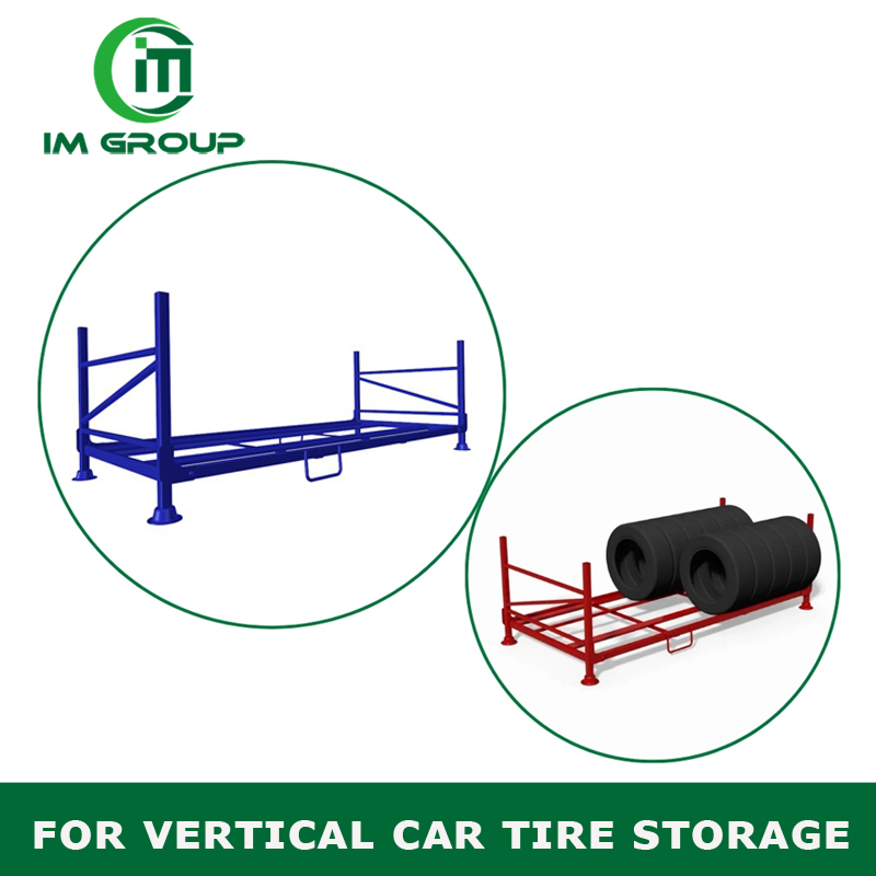 Industrial Stackable Collapsible Storage Metal Steel Truck Car Tyre Stillages