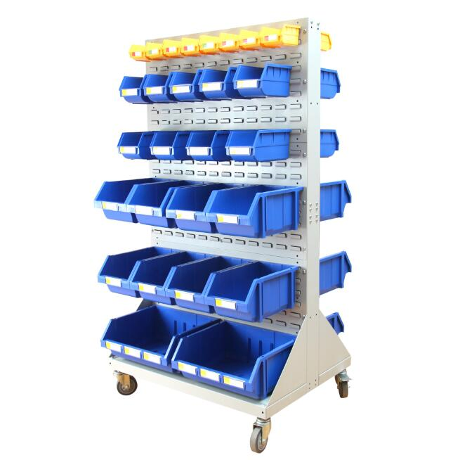 Parts Storage Organizer Industrial Plastic Stackable Hanging Storage Bins