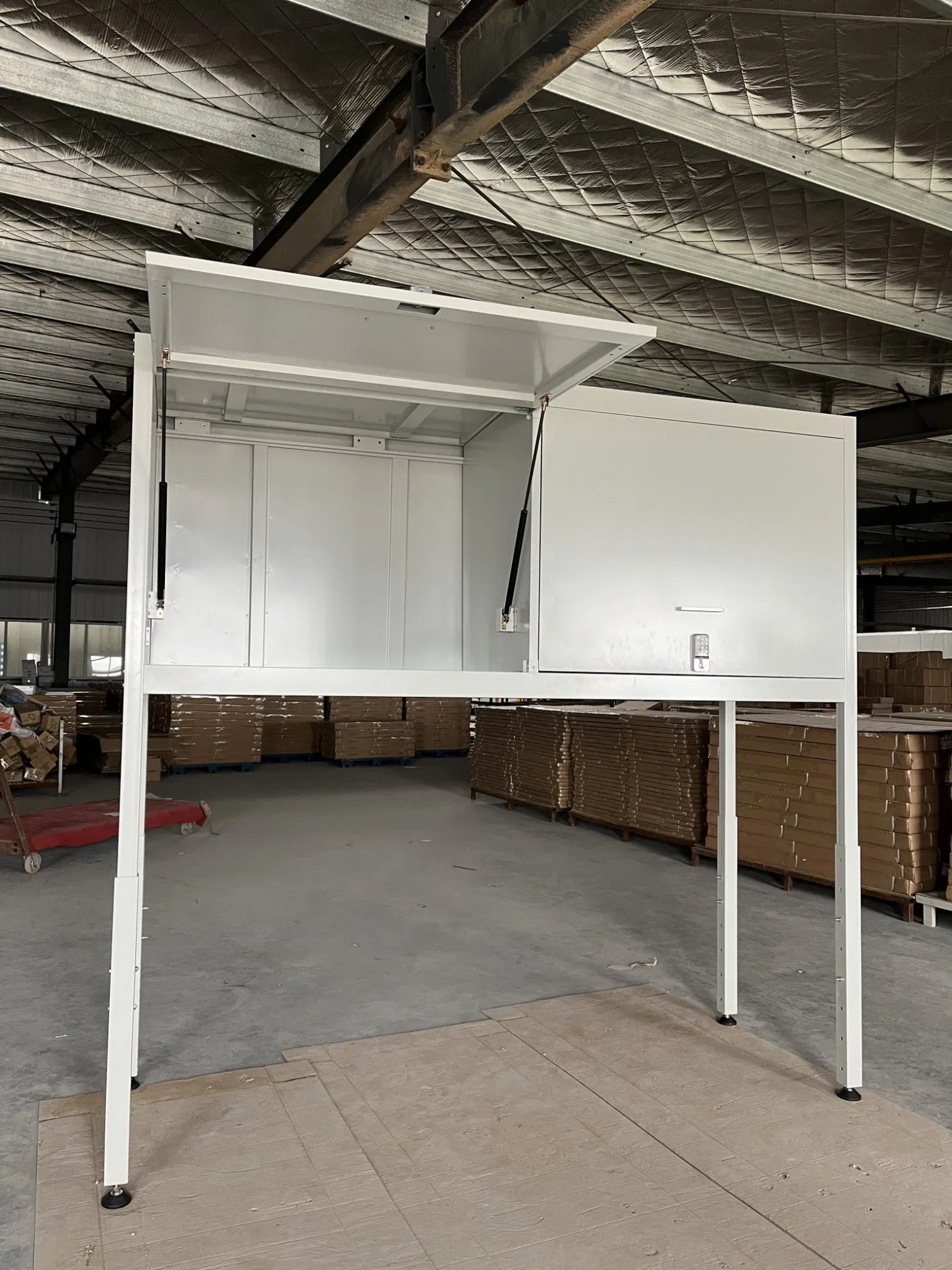 Heavy Duty Metal Over Bonnet Cabinet Garage Storage Locker with Combination Lock