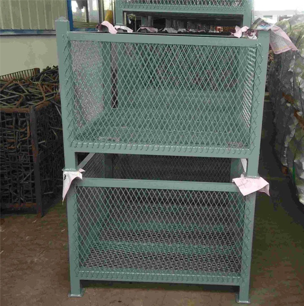 Galvanized Logistics Storage Steel Pipe Stacking Metal Pallet Scaffold Stillages