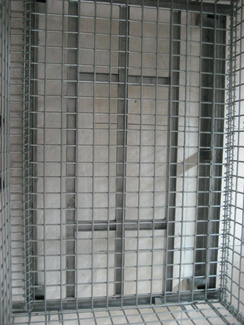 High Capacity Metal Storage Cage Rolling Wire Mesh Pallet Containers