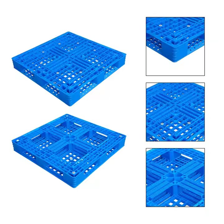 Mould Racking HDPE Recycle Material 1414 1400*1400*160mm Flat Surface Three Runner Logistics Pallet for Logistic Turnover