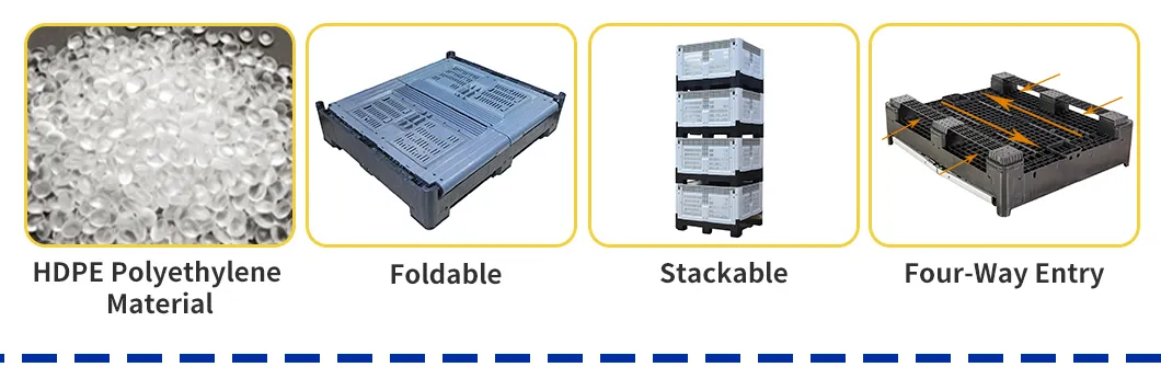Vented Plastic Pallet Box Layout