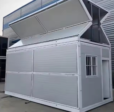 Galvanized Frame Stackable Flat Pack Container Classroom