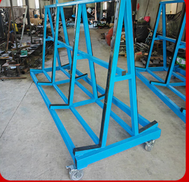 Versatile Glass Shelving Unit for Efficient Industrial Transport Solutions