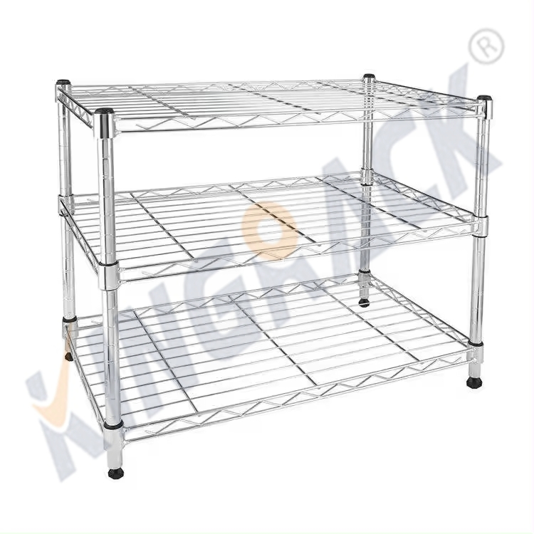 Heavy-Duty Wire Shelving Unit for 250kg Industrial Warehouse Storage Solutions