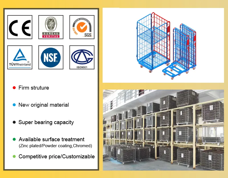 Steel Warehouse Storage Cage