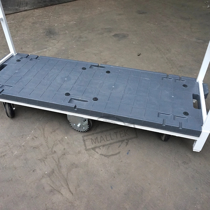 Heavy Duty Steel Order Picking Cart Logistics U-Boat Trolley with 6 Wheels