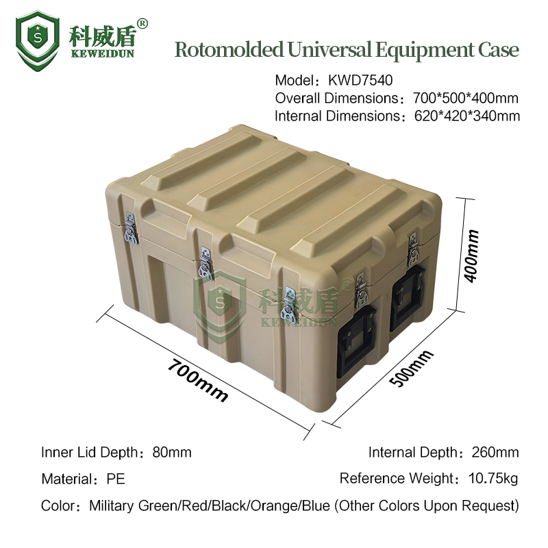 Industrial-Grade Impact-Resistant Rolling Molded Container