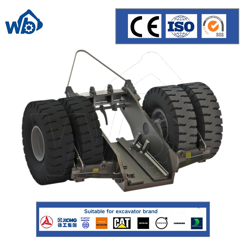Premium Excavator Transport Dolly, High Load Capacity, Ideal for Mining Operations